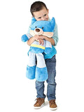 GUND Jumbo Fuzzy Blue Batman Plush Stuffed Bear 25"